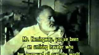 0202 Ernest Hemingway  Interviewavi [upl. by Fisken]