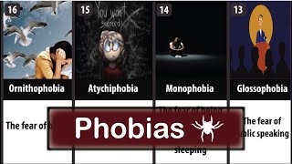 Top 100 Phobias That You Have at Least 3 of Them [upl. by Cherry297]