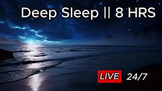 Sleep For 10 Hours Straight High Quality Stereo Ocean Sounds Of Rolling Waves For Deep Sleeping [upl. by Daniel]