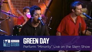 Green Day “Minority” Live on the Stern Show 2000 [upl. by Liatris608]