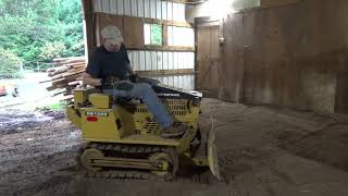 STRUCK MAGNATRAC RS1000 DOZER fixing the shop floor 02 [upl. by Repinuj]