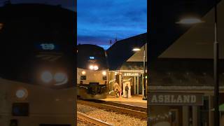 Hark The Herald Amtrak Sings Northbound Palmetto In Ashland VA [upl. by Ekard]