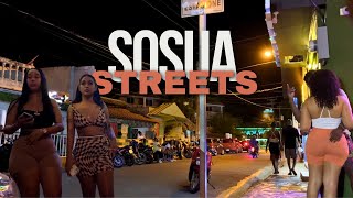 SOSUA Streets Is The Nightlife ALWAYS Like This [upl. by Datnow]