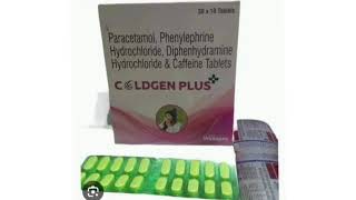 COLDGEN PLUS Tablets [upl. by Onitnelav]