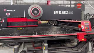 33 Ton AMADA EMK 3612 M2 CNC Turret Punch Press  Online Auction [upl. by Barimah20]