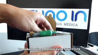 Transductor Toco Monitor Fetal Edan F3F9  Unboxing [upl. by Yolande268]