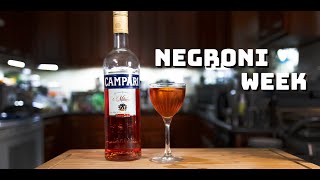 Kicking Off Negroni Week Classic Recipe [upl. by Shaia]