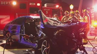 2 teens killed 3 others critical in Playa del Rey crash [upl. by Kira]