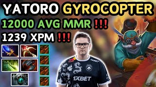 🔥 YATORO GYROCOPTER 1239 XPM Highlights 735d 🔥 Insane Damage Gyrocopter  Dota 2 [upl. by Ylagam]