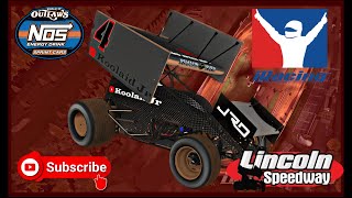 iRacing Dirt Official  World of Outlaws Sprint Car Series  Lincoln Speedway [upl. by Paschasia325]