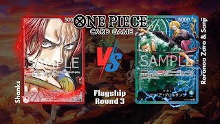 GamerShop  OPTCG  Shanks VS Zoro amp Sanji  Flagship R3  DemoTCG [upl. by Abisia969]