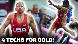 Kyle Dake TECHS His Way To A 3rd Pan Am Gold [upl. by Ketty558]