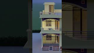 25x30 House Design 🏠 Ghar House 3d [upl. by Atekehs273]