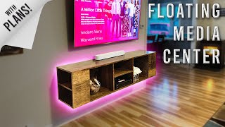 How To Build A Floating Entertainment Center [upl. by Gambrill570]