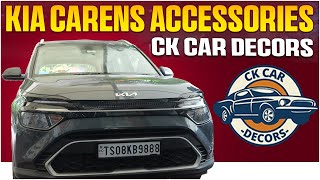 Kia Carens Accessories  CK Car Decors  Kia Carens Interior Modified  Best Decors in Hyderabad [upl. by Narhem102]