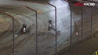 USAC Western States Midget Highlights  Bakersfield Speedway 40619 [upl. by Ferri]