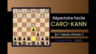 TUEZ 1e4 avec la CAROKANN  Répertoire facile [upl. by Arec]