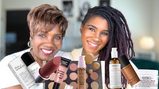 Mama 73  Daughter 46 Tutorial No Makeup “Makeup” Look  Cosmetics amp Skincare Haul w Mama [upl. by Hairim711]