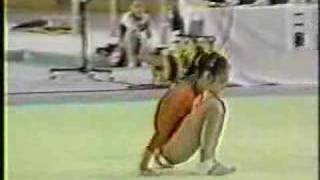 Li Li  1991 World Sports Fair EF  Floor Exercise [upl. by Esertal294]