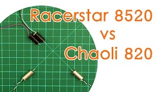 Brushed 85x20 motor comparison  Racerstar 8520 vs Chaoli 820 Static Thrust Tests  BEST FOR LESS [upl. by Edmunda]