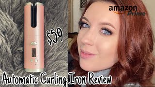 Testing AMAZON Automatic Hair Curler  Review  Tutorial [upl. by Lanctot]