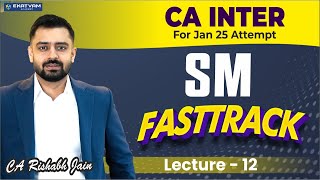 Lecture 12  CA Inter Strategic Management Fastrack For Jan 2025 Exam  Misc topics of Ch 2 amp Ch 5 [upl. by Tirb]