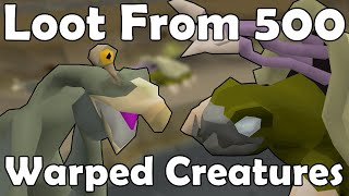 Warped Creature Slayer Guide  Loot From 500 Kills Best Cannon Spots [upl. by Baptiste855]