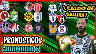 ✅🔥 PRONOSTICOS JORNADA 6 GUARDIANES 2021 LIGA MX  Quiniela Futbol Mexicano CLAUSURA 2021❌⚽️ [upl. by Doxia]