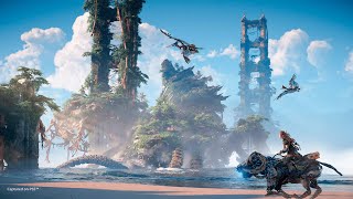 FightingTheMovingDeathbringerHorizonZeroDawnGameplay9 [upl. by Varien]