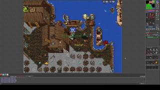 TIBIA  Oramond  70 lvl ED Minotaurs Hunt [upl. by Haym350]