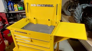 US General 30quot 5Drawer Tool Cart 2 Year Review [upl. by Joo]