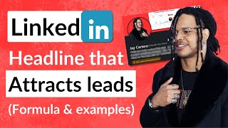 How to Write a Linkedin Headline 3 Examples amp template [upl. by Blau287]