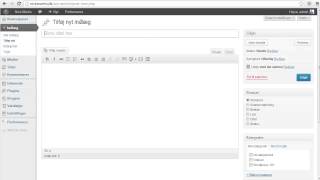 2  Sådan Opretter Du Indlæg i Wordpress [upl. by Elke]