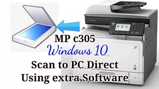 Ricoh c305 scanning in Windows 10 using Scanitto lite Software [upl. by Aicat]