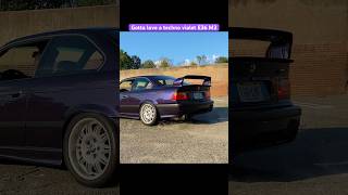 BMW E36 M3 Exhaust Sounds Techno Violet [upl. by Akcimat]