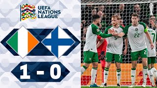 Ireland vs Finland 10 HIghlights  Nations League 2024 [upl. by Hamer]