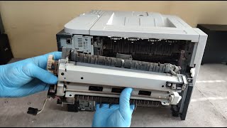 HOW TO REPLACE THE FUSER UNIT ON HP LASERJET P3015 [upl. by Liebermann488]