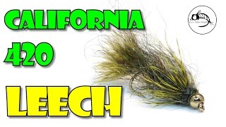 Fly Tying Tutorial California 420 Leech by Fly Fish Food [upl. by Rurik]