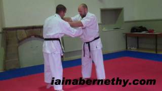 Practical Kata Bunkai Pinan  Heian Godan Throw [upl. by Laamaj867]