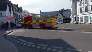 Oxfordshire fire and rescue in bicester village [upl. by Armillda44]