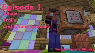 Command the Command block Episode 1 Basics Trails and Chunk Loaders [upl. by Presber]