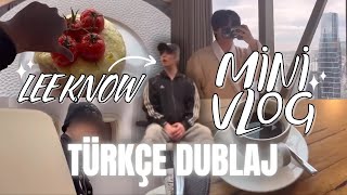 Stray Kids  Lee Know Mini Vlog Türkçe Komik Dublaj [upl. by Cirtap]