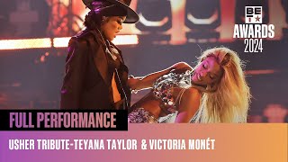 Teyana Taylor amp Victoria Monét Have A quotBad Girlquot Linkup For The Usher Tribute  BET Awards 24 [upl. by Traver]