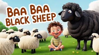 Baa Baa Black Sheep Song  Nursery Rhyme amp Kids Song [upl. by Gilbart110]