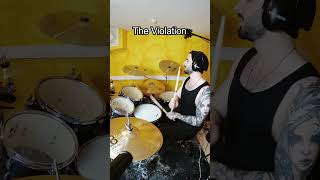 The Violation 95 Speed Drum Cover  Fleshgod Apocalypse drums metaldrummer blastbeats [upl. by Simsar]