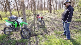 KX100 VS CRF150RB  Which Is Faster [upl. by Ethelbert]