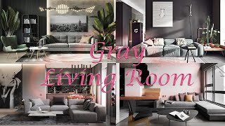 50 Gray Living Room Design Ideas 2022  Grey Decorating Ideas for Living Room  Enjinia Channel [upl. by Acirre]