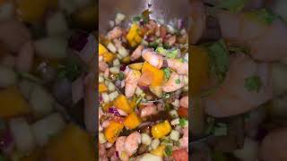 Ceviche de camarón con mango 🥭 [upl. by Annabell277]