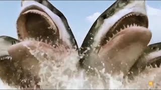 Colassal Megalodon Shark Vs Sperm whales Clash of the Titans [upl. by Ailima127]