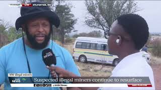 Stilfontein Mine  Thembile Botman explains dynamics of shafts [upl. by Sirronal491]